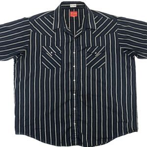 Plains Western Wear Men 2X Big Short Sleeve Shirt